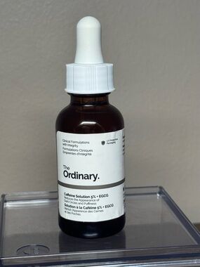 The Ordinary 
Caffeine Solution 5% + EGCG Depuffing Eye Serum for Dark Circles